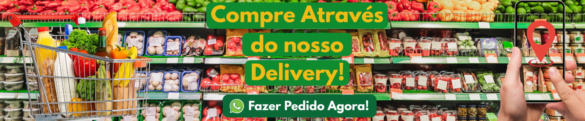 banner delivery supermercado brasileirinho taguatinga sul brasilia df