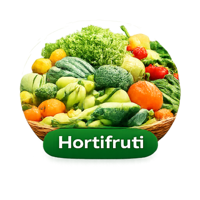 Hortifruti com frutas e verduras frescas no Supermercado Brasileirinho em Taguatinga Sul Brasília DF